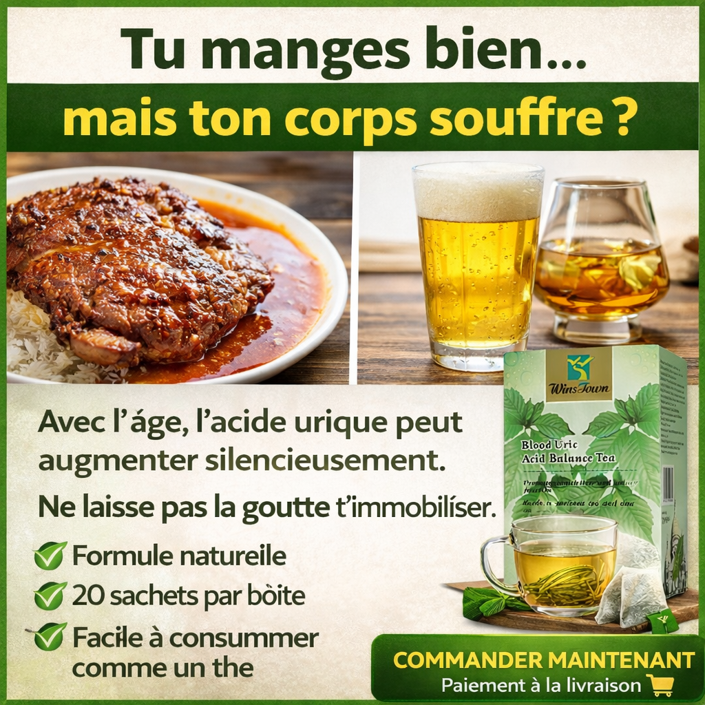 DOULEURS AUX PIEDS, GENOUX, DOIGTS ? ÉLIMINEZ L’ACIDE URIQUE ET MARCHEZ ENFIN SANS SOUFFRIR