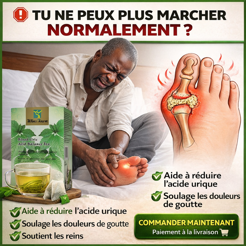 DOULEURS AUX PIEDS, GENOUX, DOIGTS ? ÉLIMINEZ L’ACIDE URIQUE ET MARCHEZ ENFIN SANS SOUFFRIR