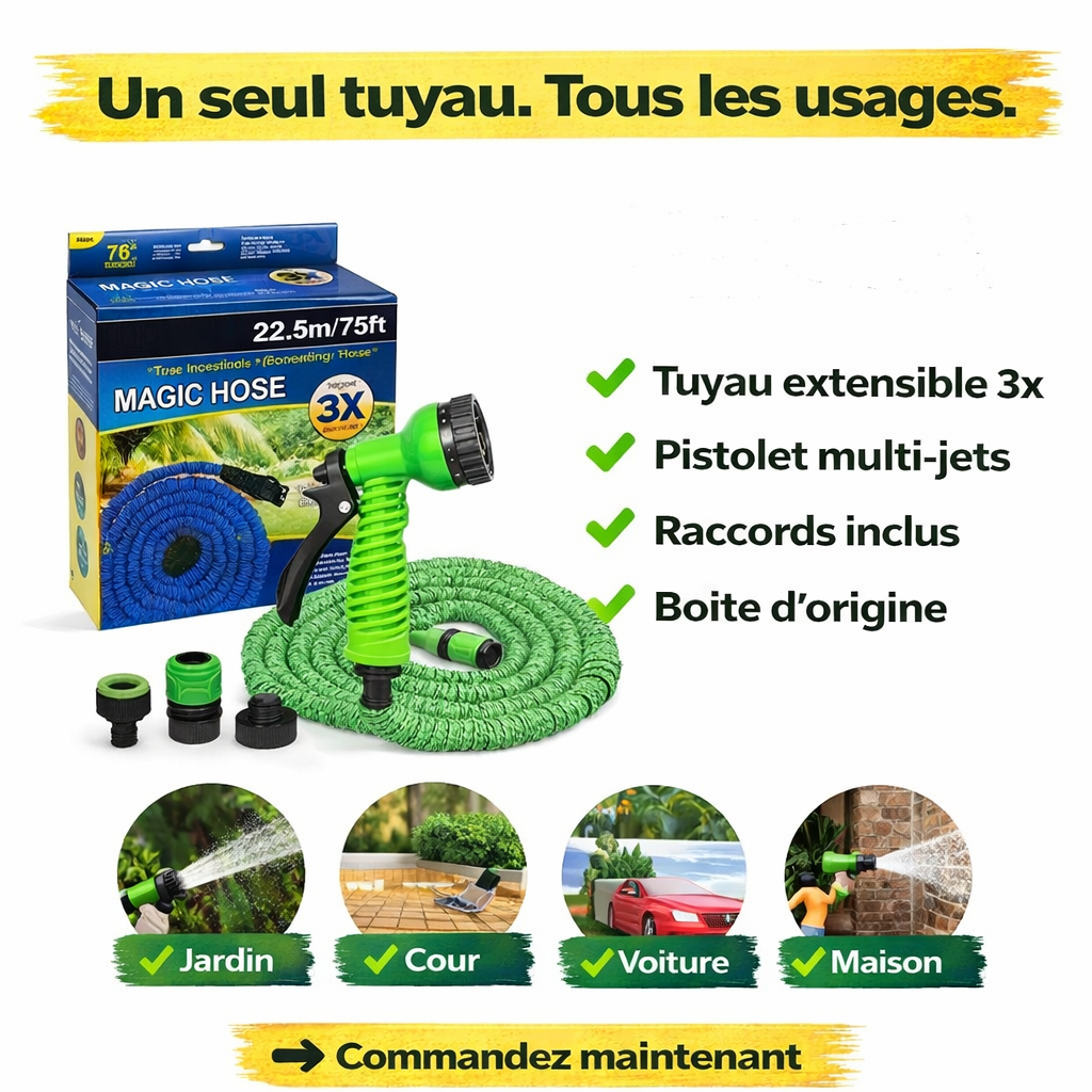 TUYAU EXTENSIBLE MULTI-USAGE 2