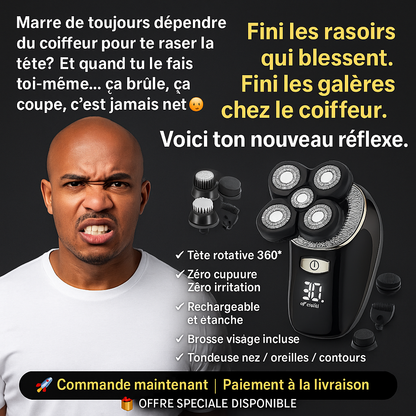 RASOIR ÉLECTRIQUE 5 EN 1 : L'Arme Secrète des Hommes Burkinabé pour une Peau Impeccable