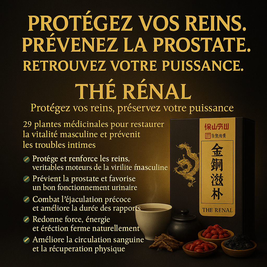 Thé Rénal 2026 : Retrouve ta puissance, protège tes reins et dis adieu à l’éjaculation précoce. SATISFAIT OU REMBOURSER