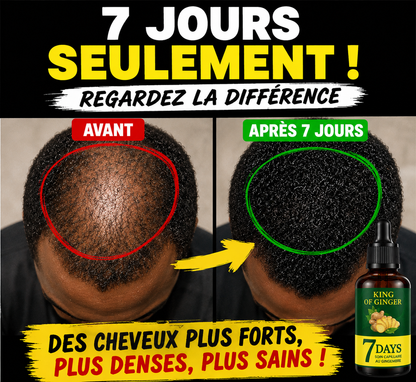 Sérum de croissance des cheveux 7 jours