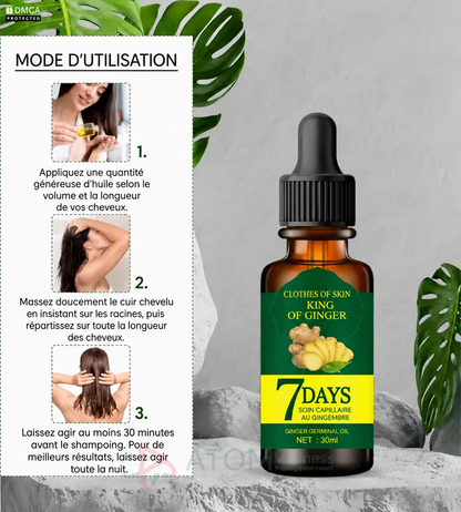 Sérum de croissance des cheveux 7 jours