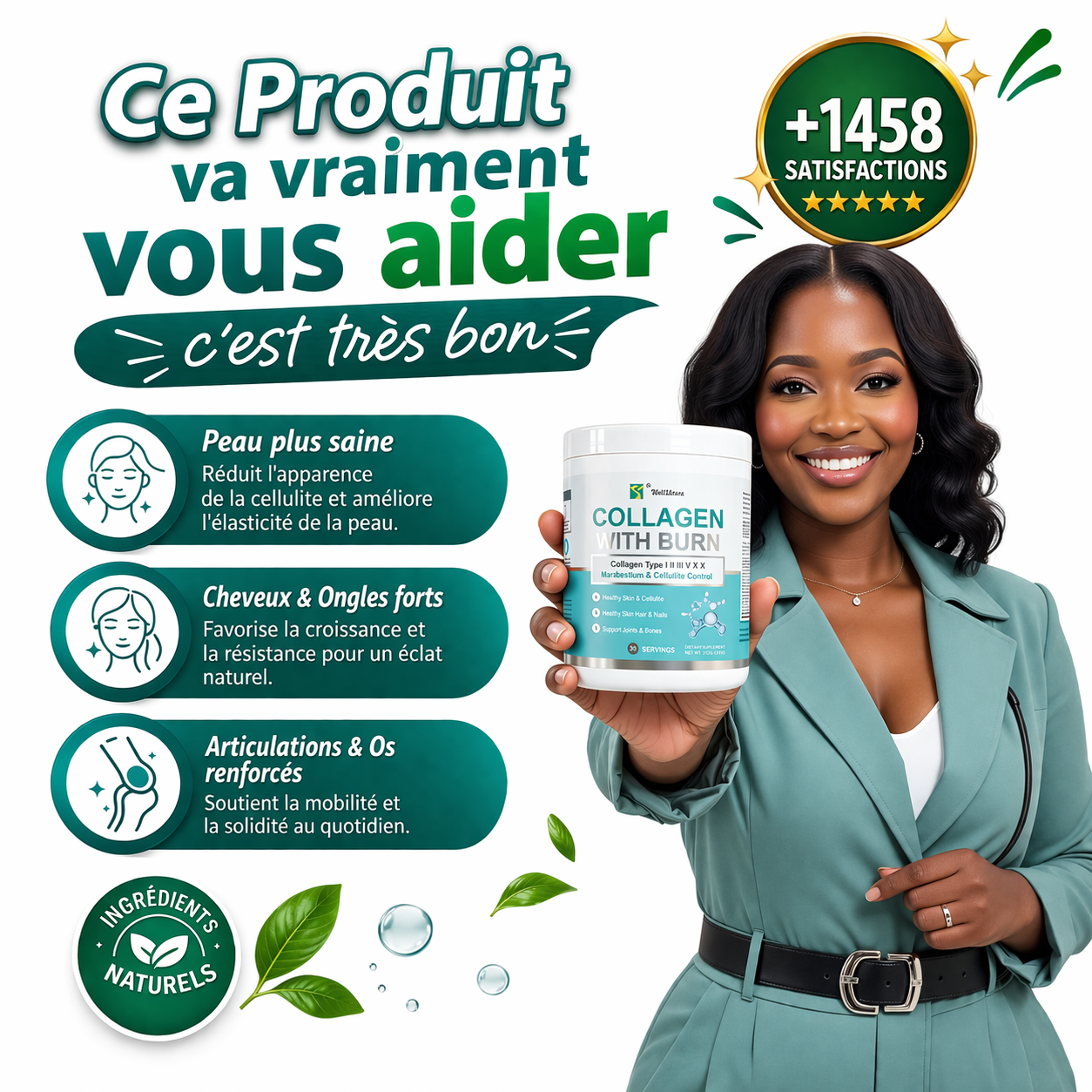 Collagène Marin NUVILINE pour homme et femme (BN)