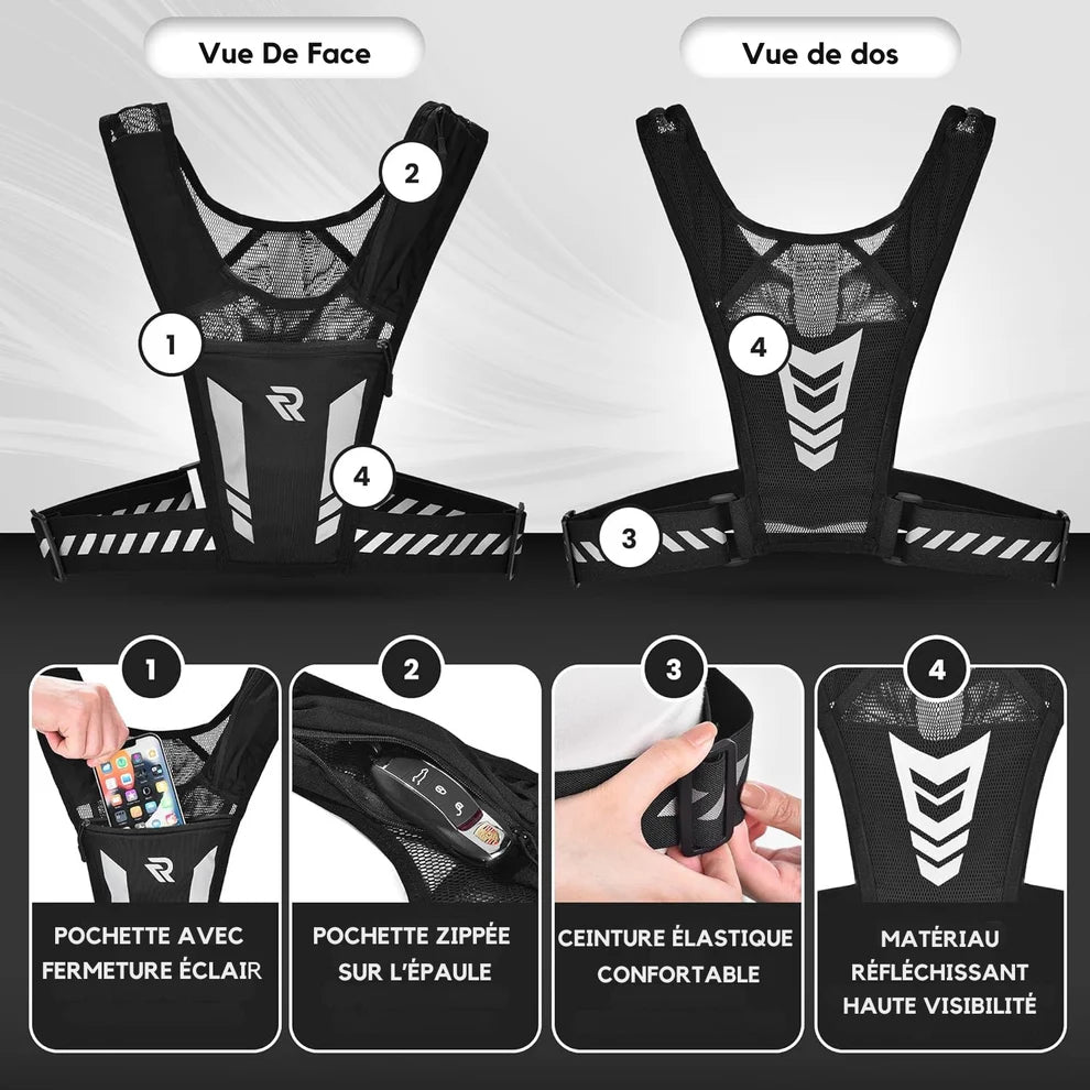 Gilet De Course Léger – Courez en Toute Liberté Et Sécurité !