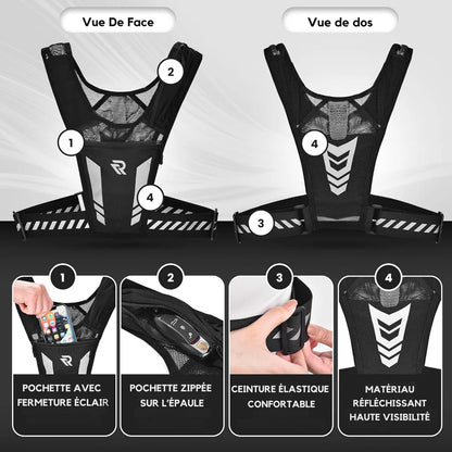 Gilet De Course Léger – Courez en Toute Liberté Et Sécurité !