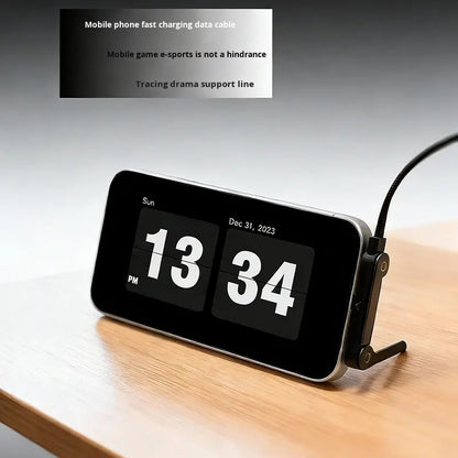 SmartHold™ 240W – Charge Rapide & Support Intégré | Câble Latéral 2-en-1