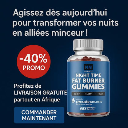 Gummies Brûleur de Graisses Nocturne