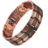 Bracelet magnétique en cuivre soulage la fatigue et favorise la circulation sanguine