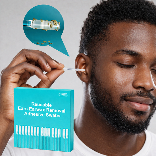 Bâtonnets Adhésifs Lavables pour l’Hygiène des Oreilles – Boîte de 24