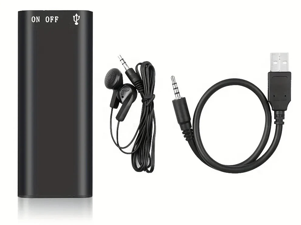Mini Enregistreur Vocal Numérique 8GB – Discret et Puissant