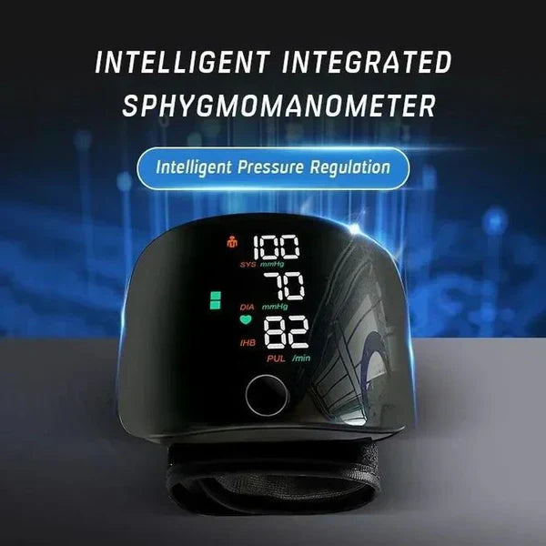 Tensiomètre de Poignet Intelligent et Précis – Surveillez Votre Santé en Un Geste (Satisfait où Remboursé)(CFQ)