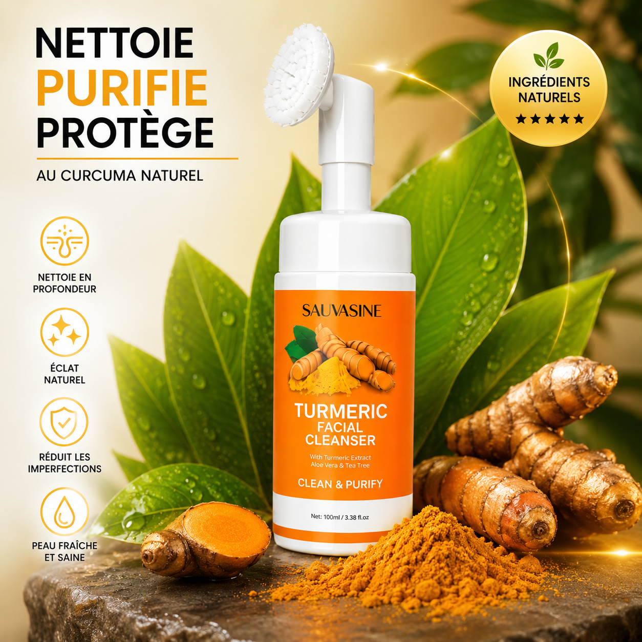 SAUVASINE – Le Nettoyant Visage qui Change Visiblement la Peau