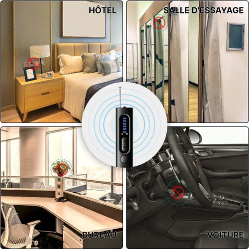 Détecteur De Caméra Cachée et Micro