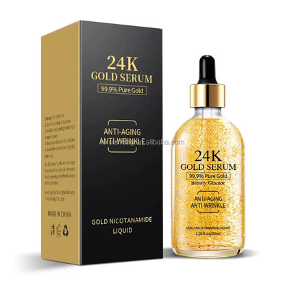 Sérum Or 24K – Efface les rides, raffermit la peau et redonne un visage 10 ans plus jeune