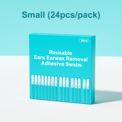 Bâtonnets Adhésifs Lavables pour l’Hygiène des Oreilles – Boîte de 24
