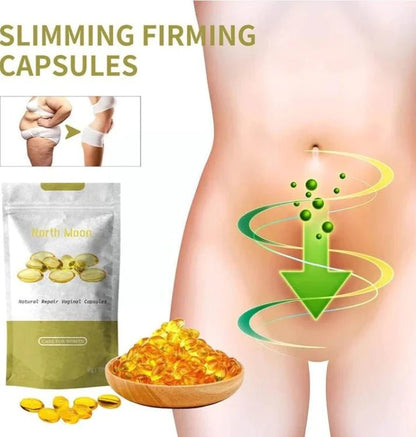 North moon™ – Gélules Bio d'Élixir Intime & Ventre Plat (Cure Détox 3-en-1)