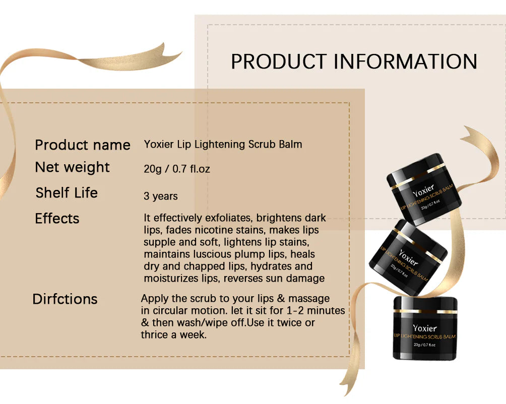 Yoxier Lip Lightening Scrub Balm