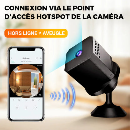 Mini Caméra de Surveillance HD Intelligente avec Vision Nocturne