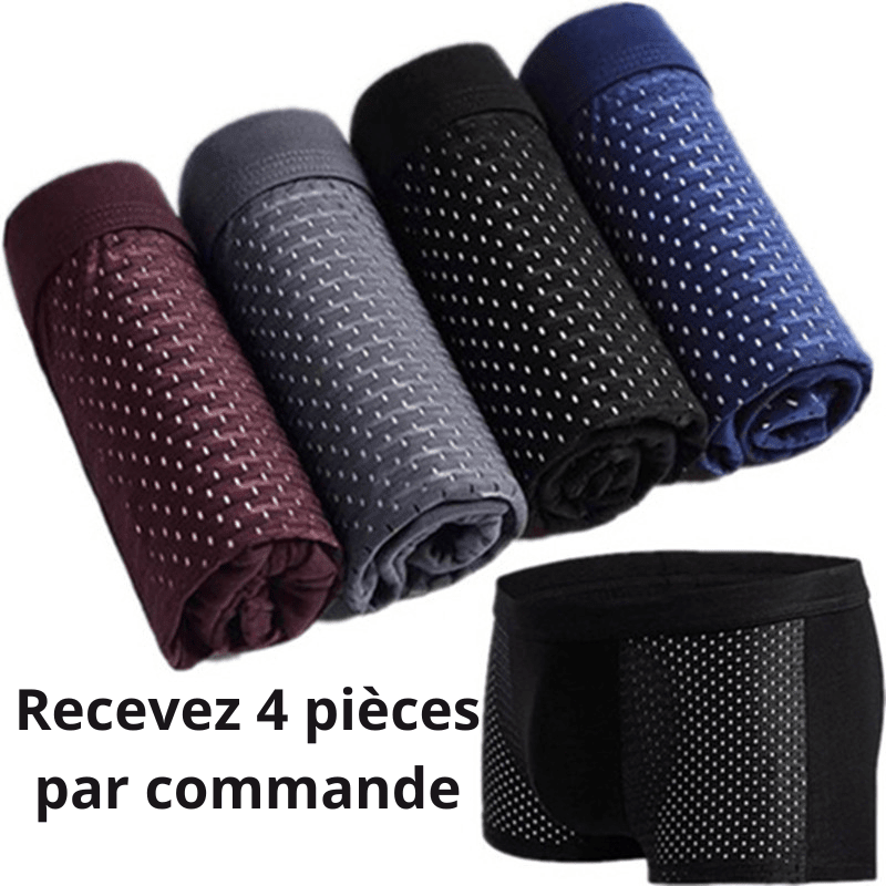 VIRILUS™ - Boxer en Fibre de Bambou Ultra-Confort (3 pièces + 1 gratuit)