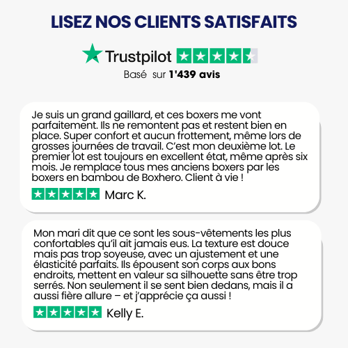 VIRILUS™ - Boxer en Fibre de Bambou Ultra-Confort (3 pièces + 1 gratuit)