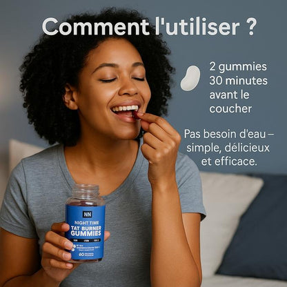 Gummies Brûleur de Graisses Nocturne