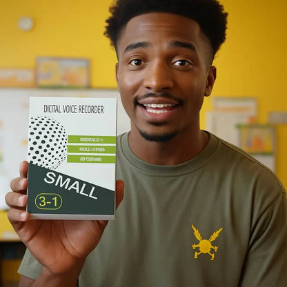 Mini Enregistreur Vocal Numérique 8GB – Discret et Puissant